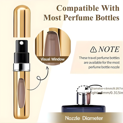 Mini Refillable Perfume Atomizer Aluminum